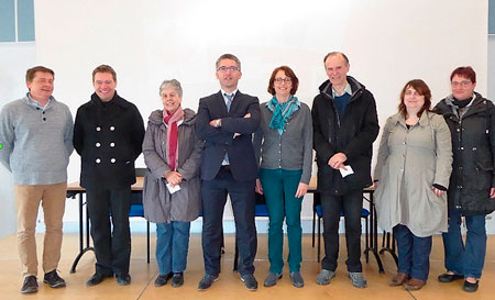 Actions pour des associations (récolte de denrées alimentaires et rencontres avec des bénévoles)